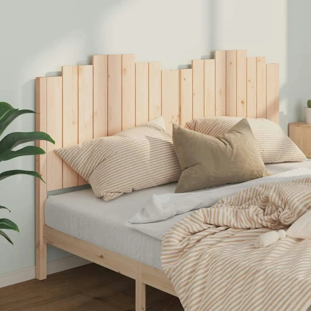 Bed Headboard 186 cm Solid Wood Pine 818485