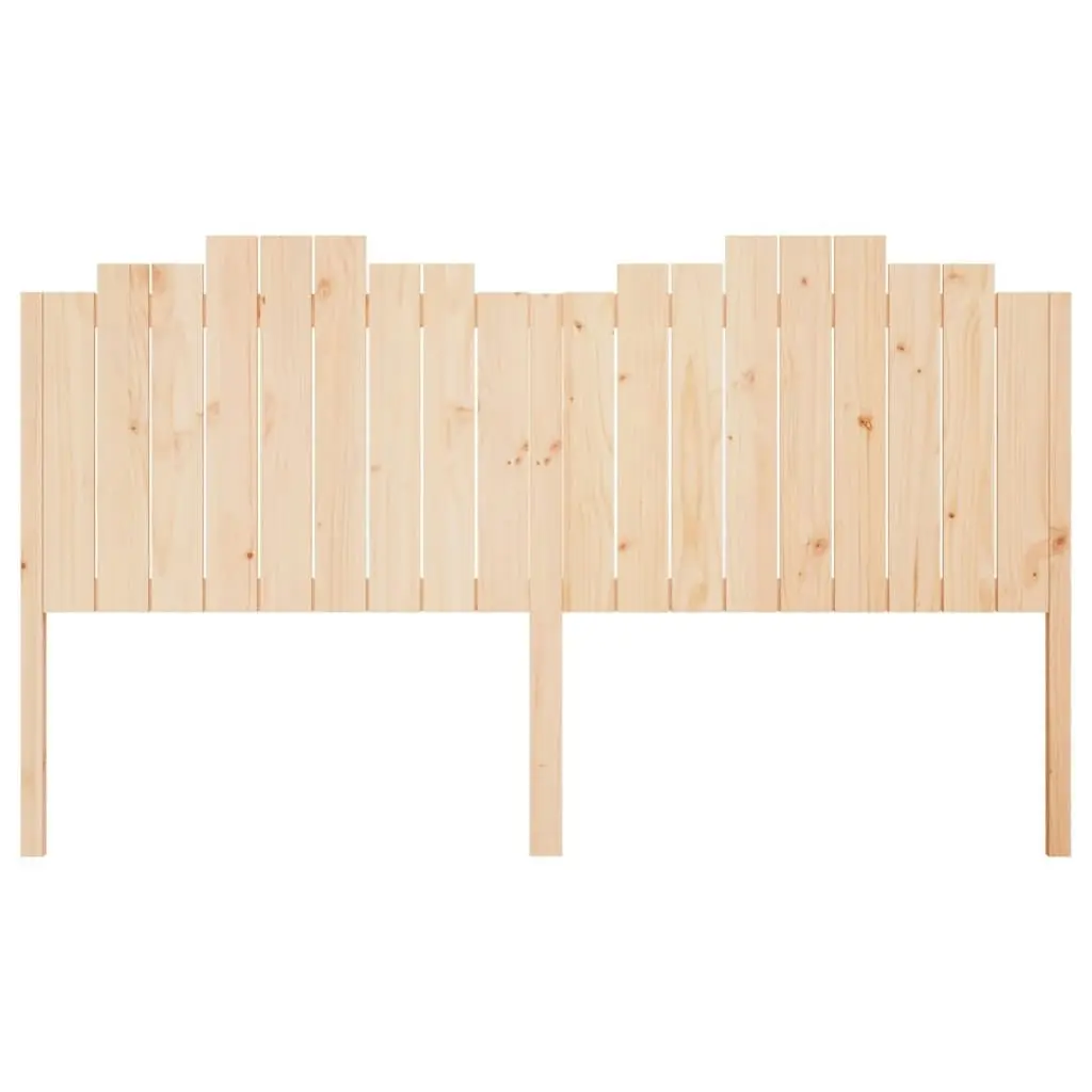 Bed Headboard 186 cm Solid Wood Pine 818485