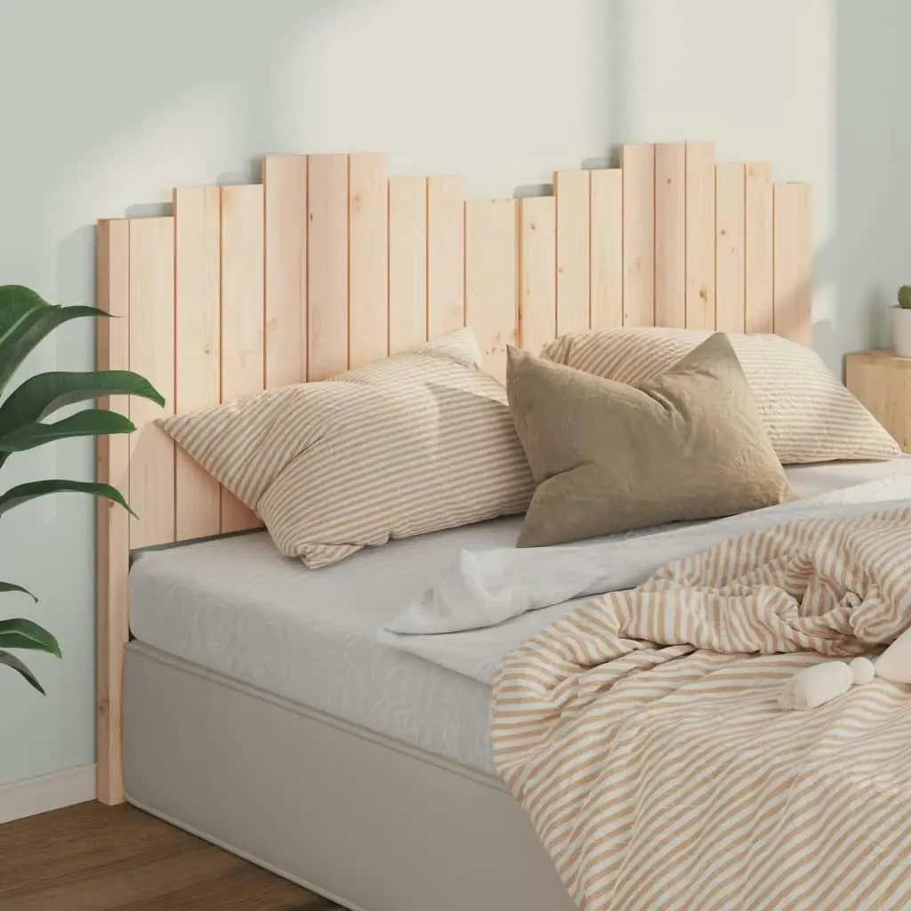 Bed Headboard 186 cm Solid Wood Pine 818485