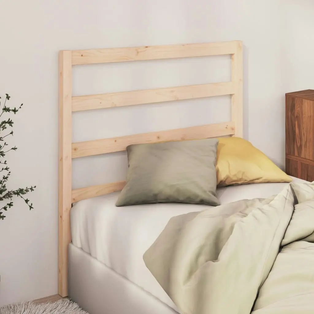 Bed Headboard 96x4x100 cm Solid Wood Pine 817620