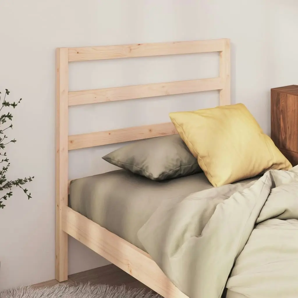 Bed Headboard 96x4x100 cm Solid Wood Pine 817620