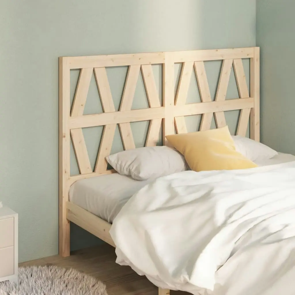 Bed Headboard 156 cm Solid Wood Pine 818625