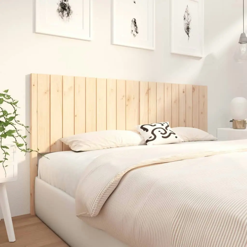 Bed Headboard 185.5 cm Solid Wood Pine 818885