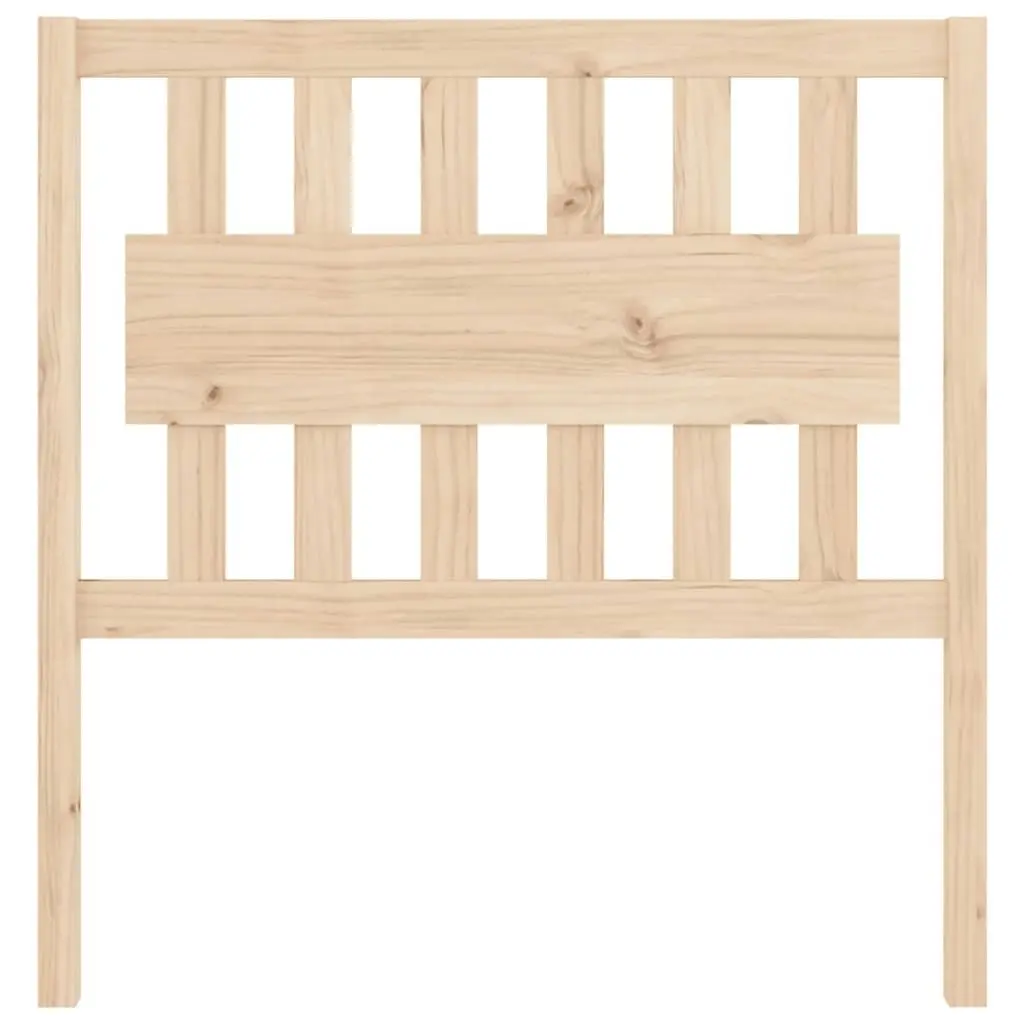 Bed Headboard 95.5 cm Solid Wood Pine 818550