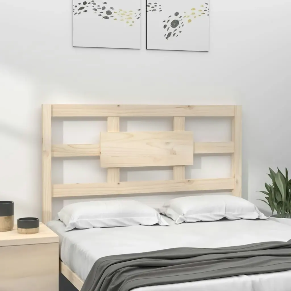 Bed Headboard 95.5 cm Solid Wood Pine 818020