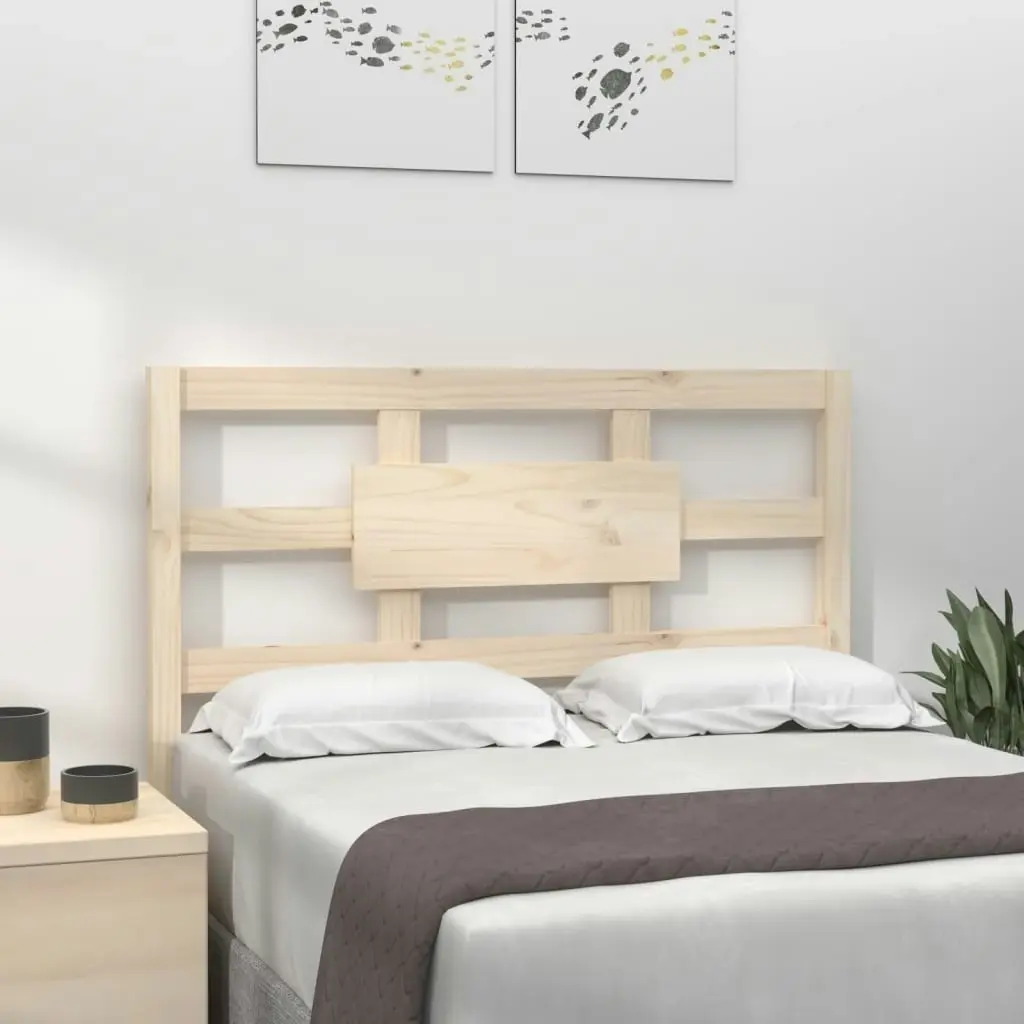 Bed Headboard 95.5 cm Solid Wood Pine 818020