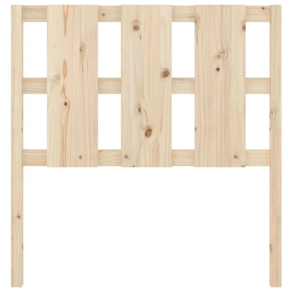 Bed Headboard 95.5 cm Solid Wood Pine 817970