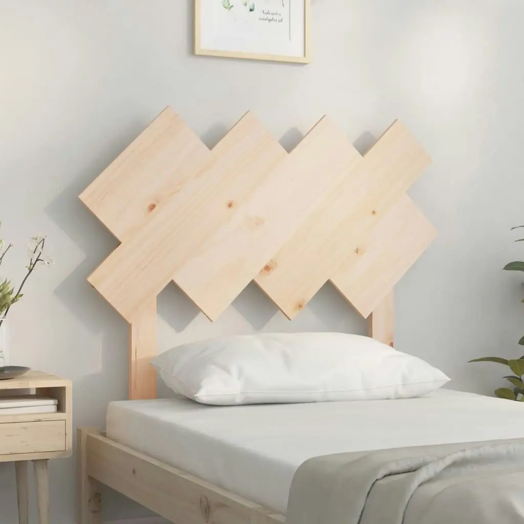 Bed Headboard 92x3x81 cm Solid Wood Pine 819200