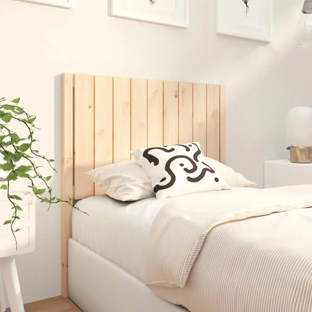 Bed Headboard 95.5 cm Solid Wood Pine 818850