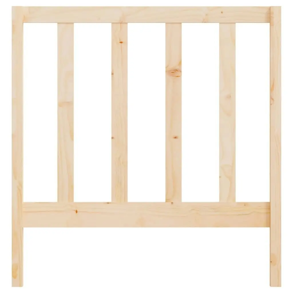 Bed Headboard 95x4x100 cm Solid Wood Pine 822237