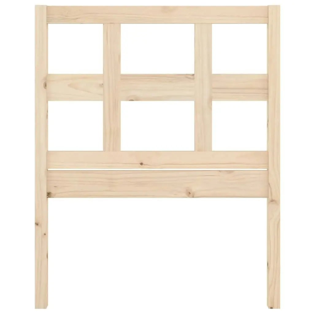 Bed Headboard 95.5 cm Solid Wood Pine 818900