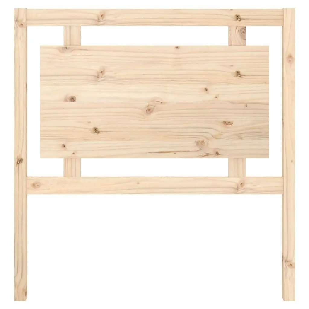 Bed Headboard 95.5 cm Solid Wood Pine 817920