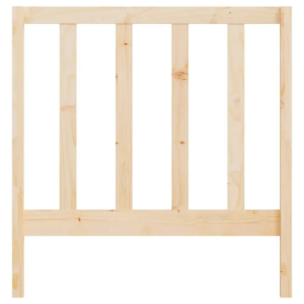 Bed Headboard 96x4x100 cm Solid Wood Pine 817670