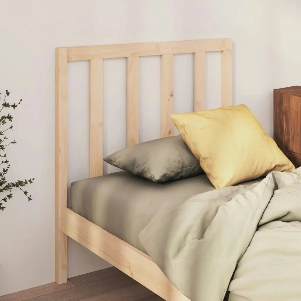 Bed Headboard 96x4x100 cm Solid Wood Pine 817670