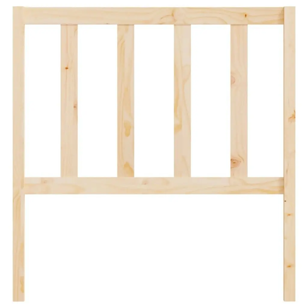 Bed Headboard 96x4x100 cm Solid Wood Pine 817720