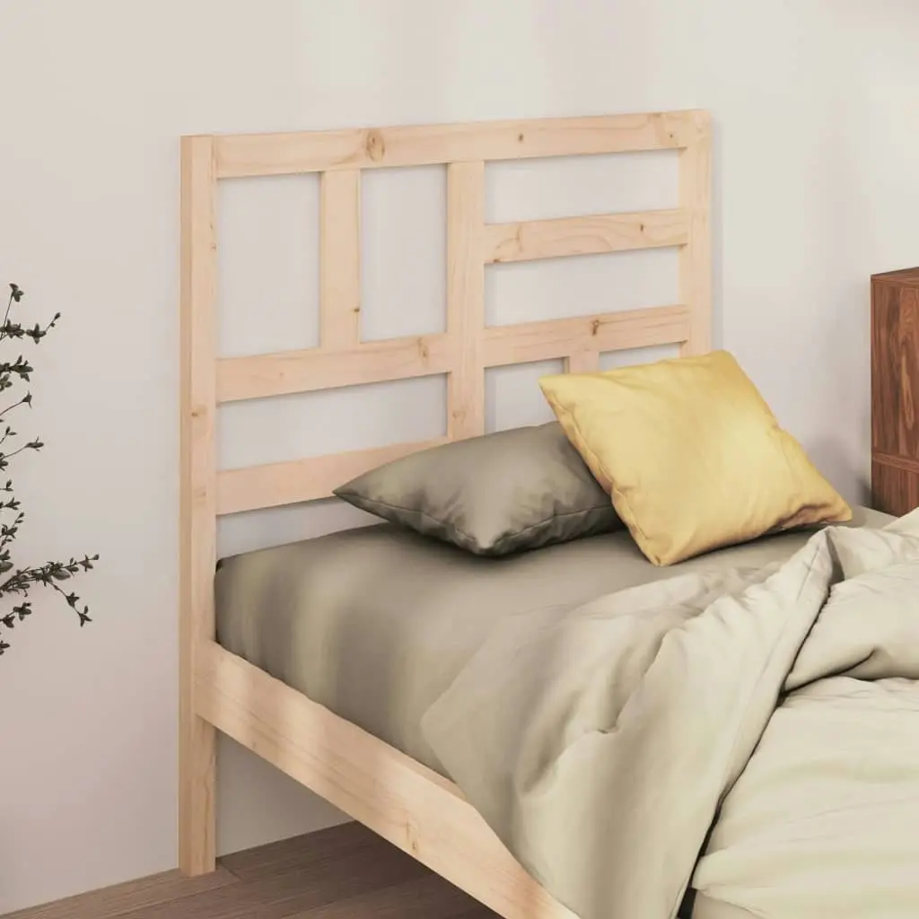 Bed Headboard 96 cm Solid Wood Pine 818170