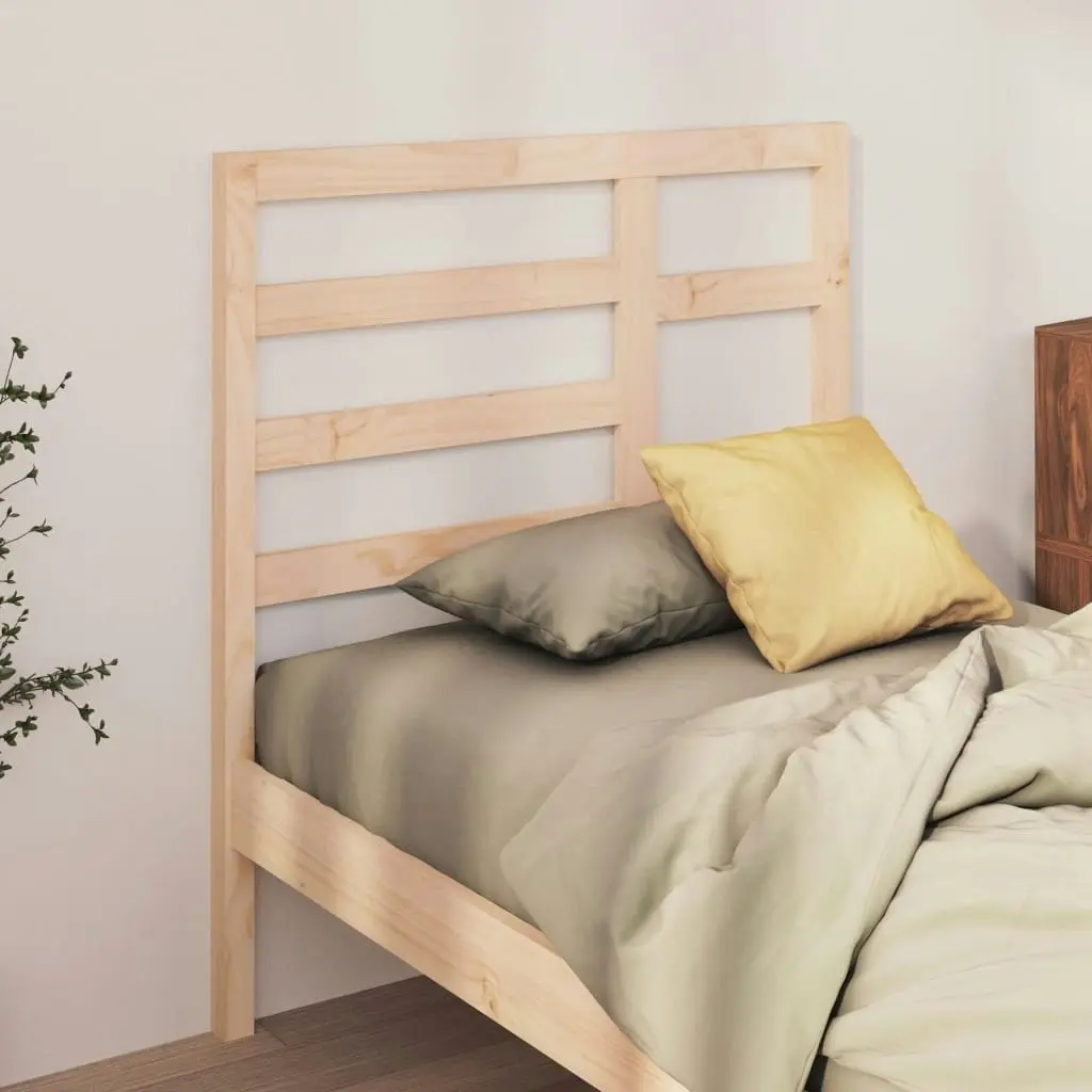 Bed Headboard 96 cm Solid Wood Pine 818120