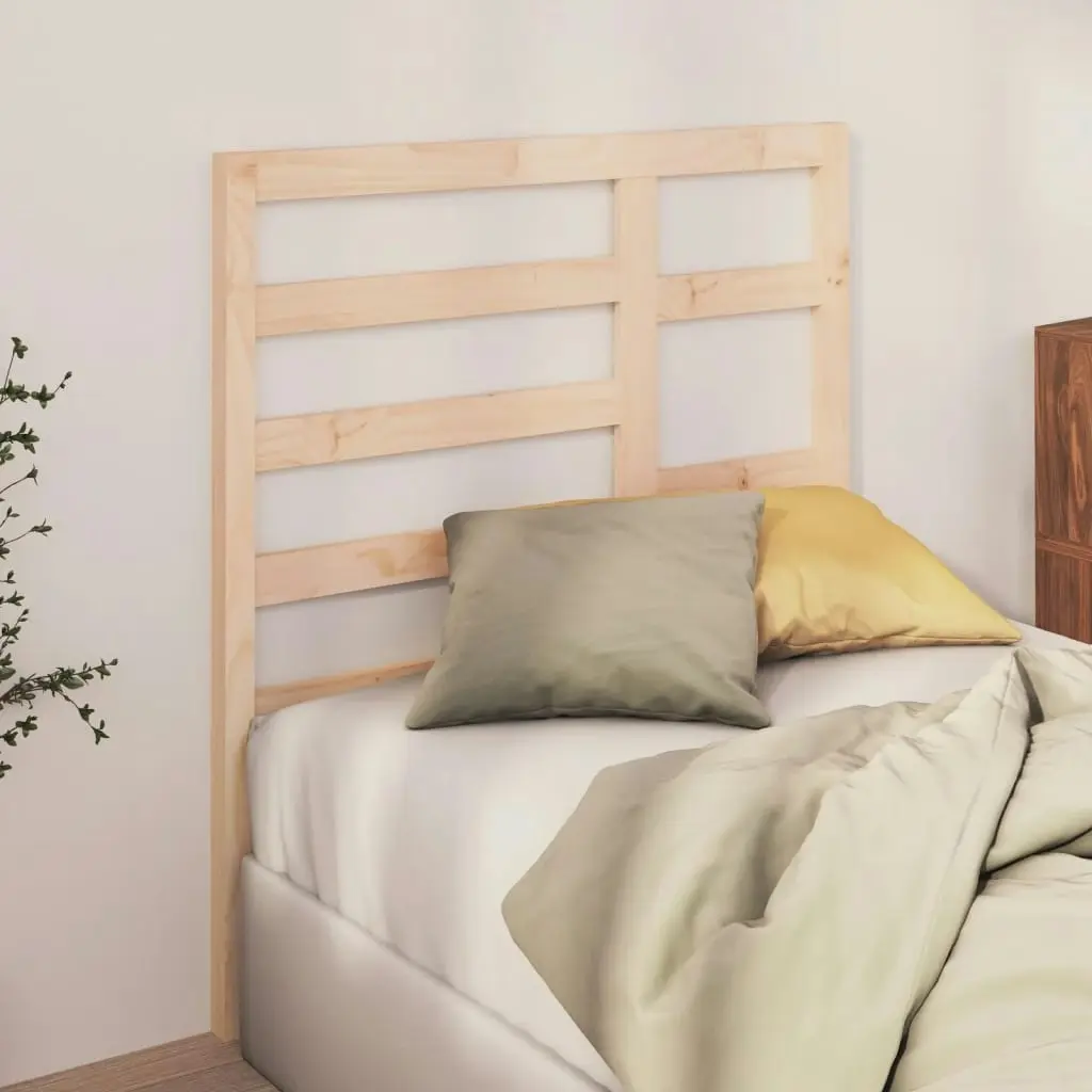 Bed Headboard 96 cm Solid Wood Pine 818120