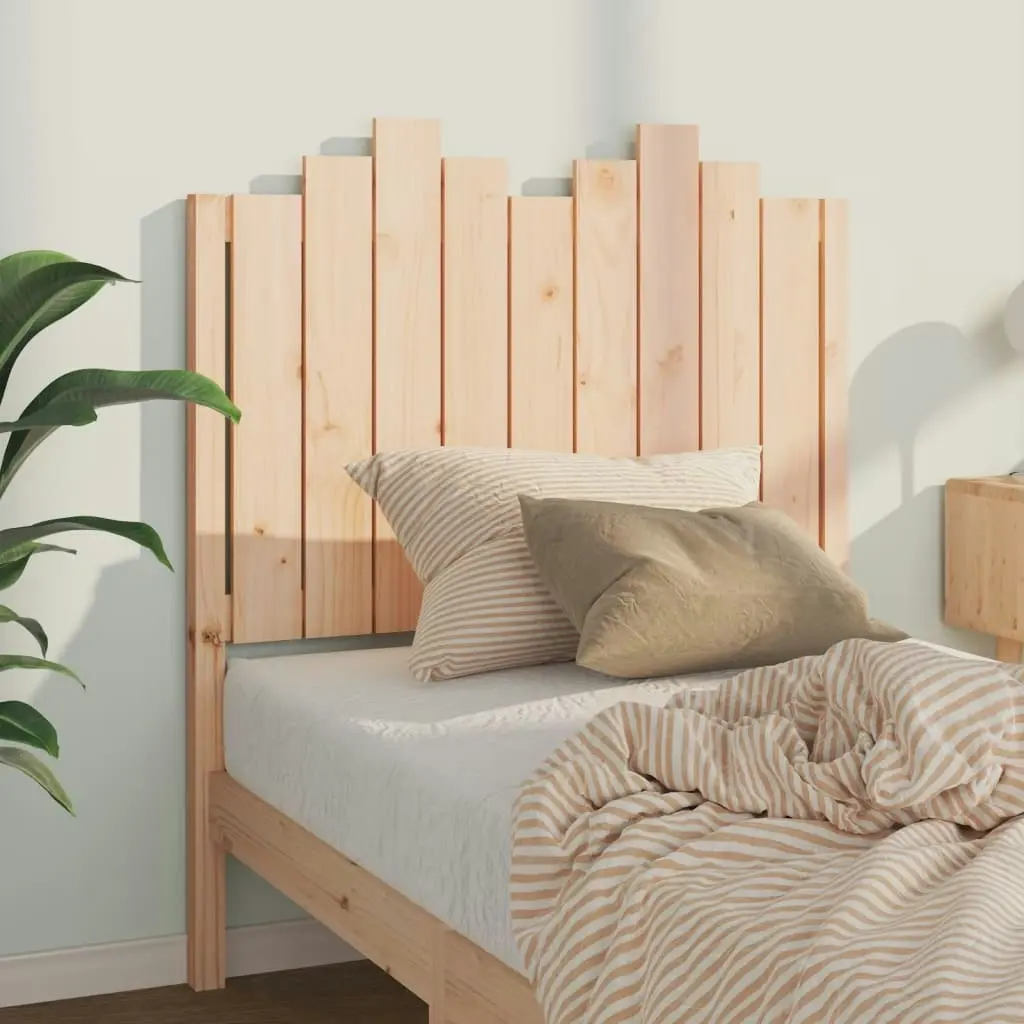 Bed Headboard 96 cm Solid Wood Pine 818450