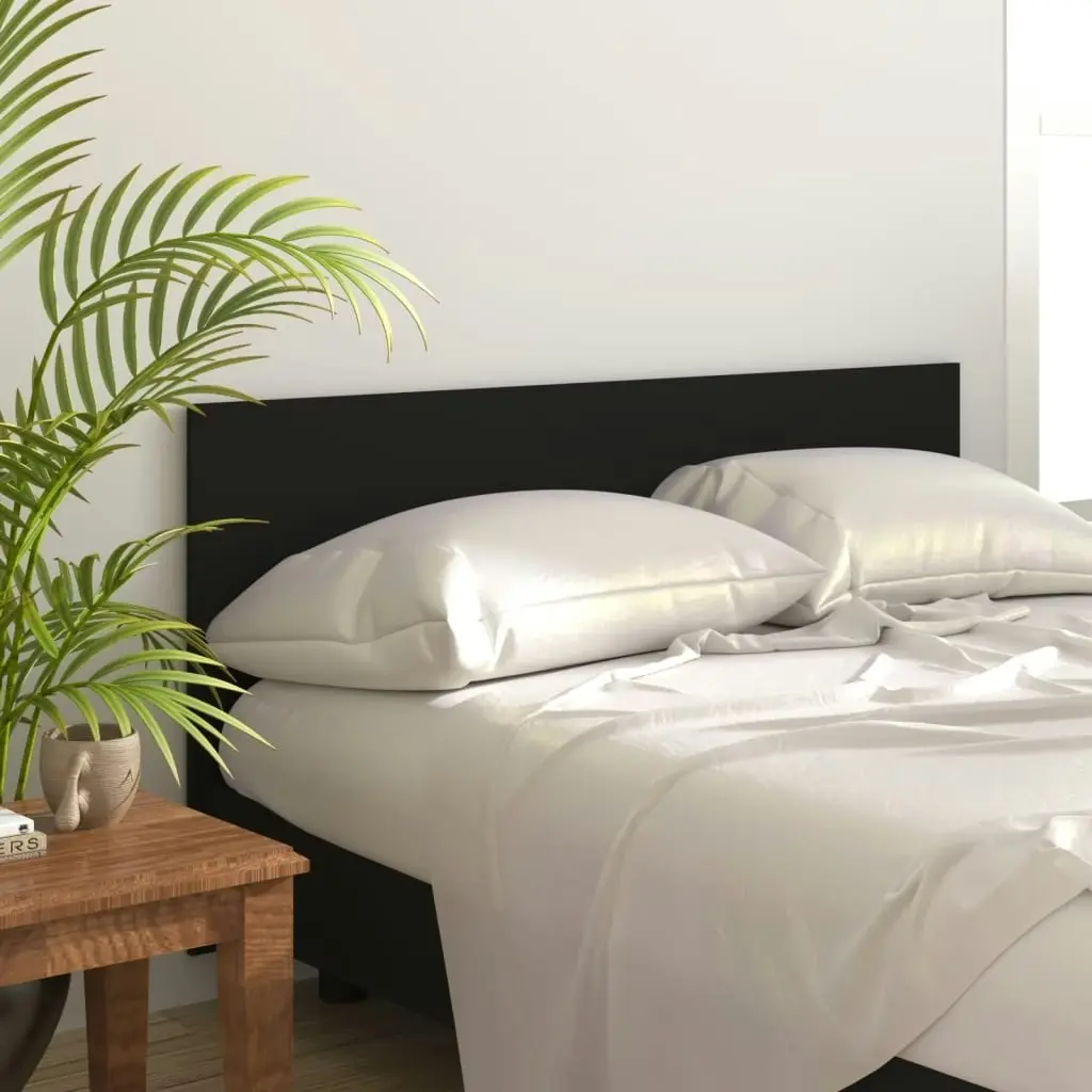 Bed Headboard Black 160 cm Engineered Wood 811035