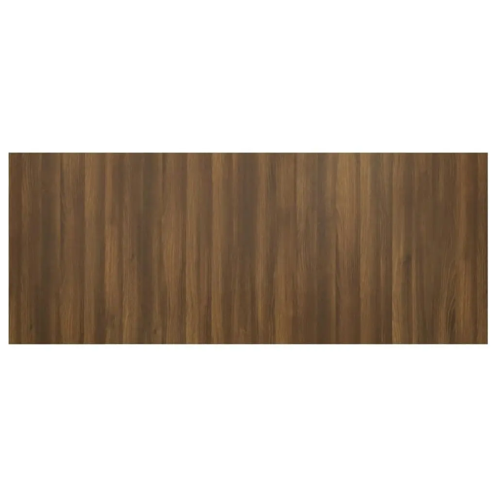 Bed Headboard Brown Oak 200 cm Engineered Wood 816978