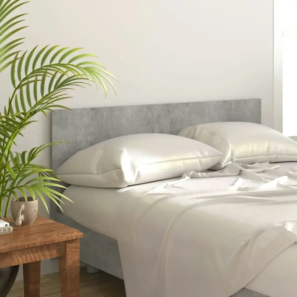 Bed Headboard Concrete Grey 160 cm Engineered Wood 811038