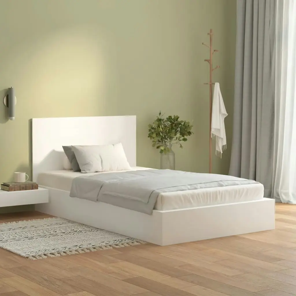 Bed Headboard White 120x1.5x80 cm Engineered Wood 811025