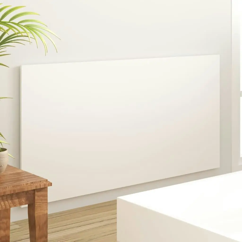 Bed Headboard White 160x1.5x80 cm Engineered Wood 811034