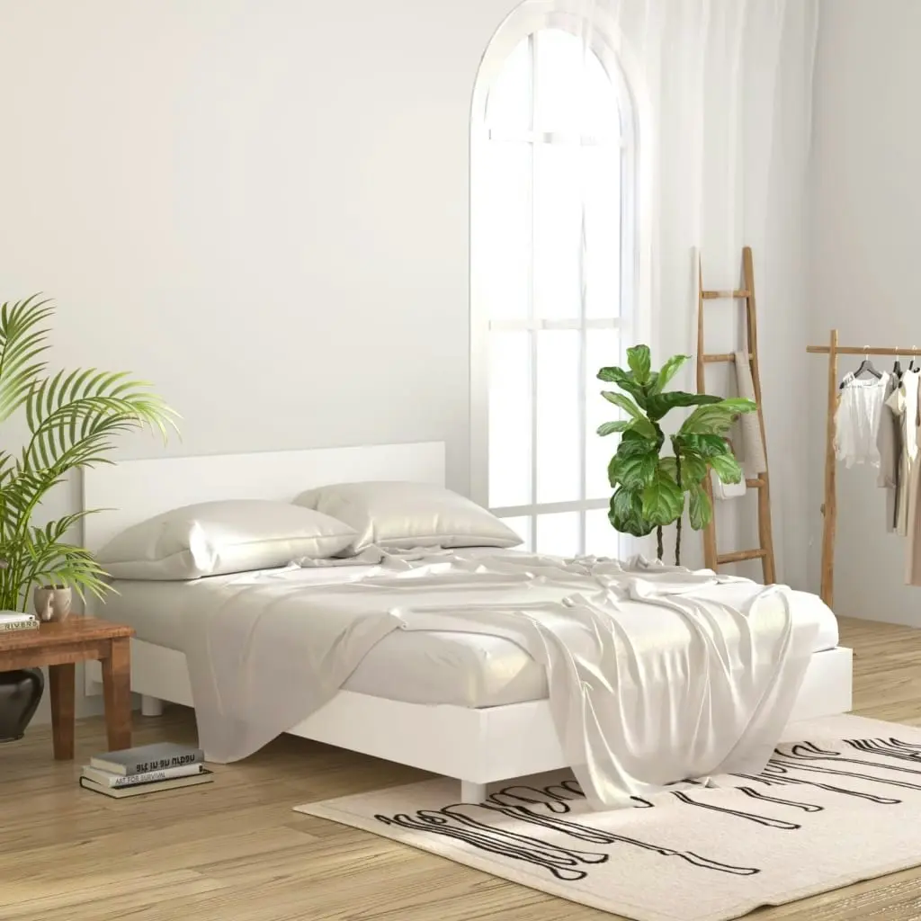 Bed Headboard White 160x1.5x80 cm Engineered Wood 811034