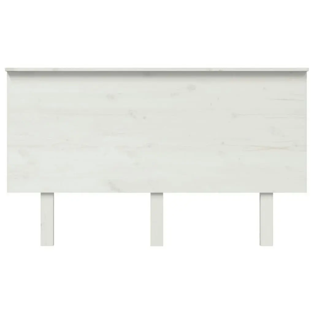 Bed Headboard White 184x6x82.5 cm Solid Wood Pine 819186