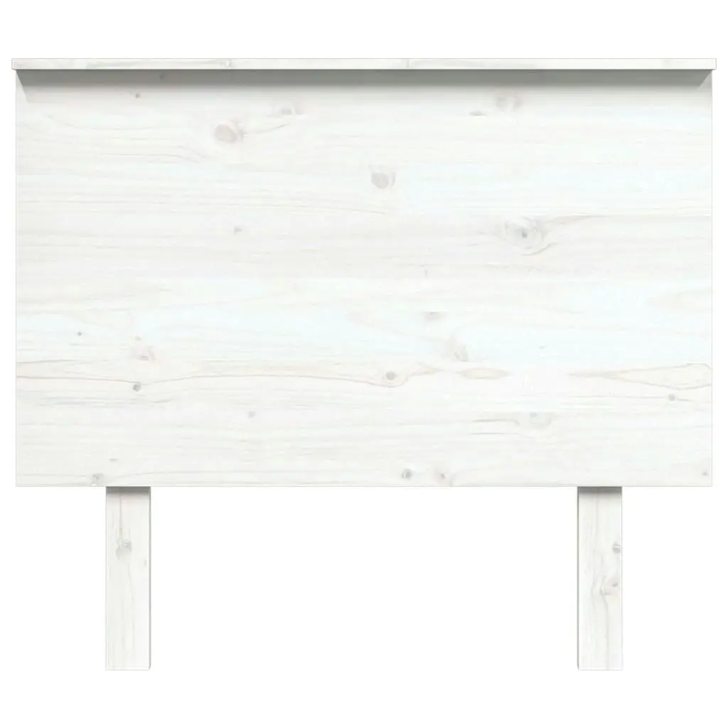 Bed Headboard White 94x6x82.5 cm Solid Wood Pine 819151