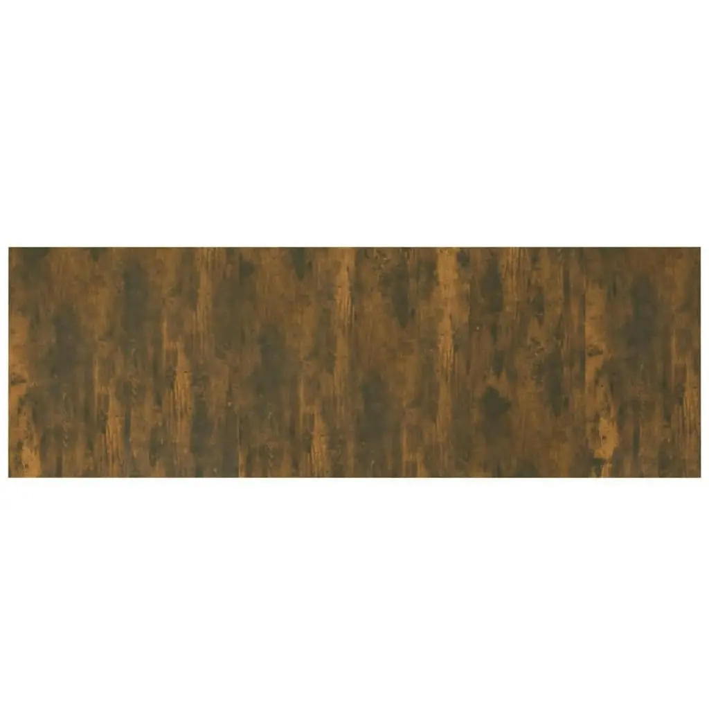 Bed Headboard with Cabinets Smoked Oak Engineered Wood 3115761