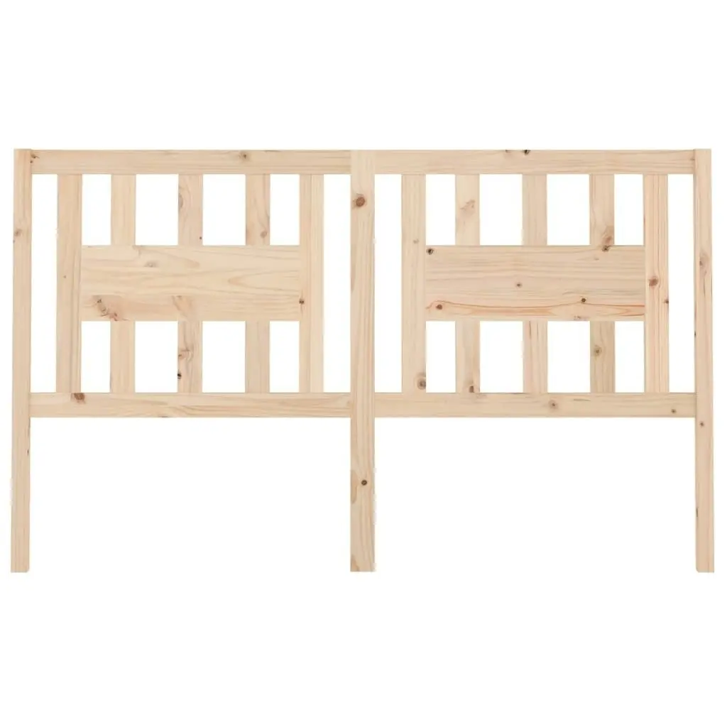 Headboard 156 cm Solid Wood Pine 818675