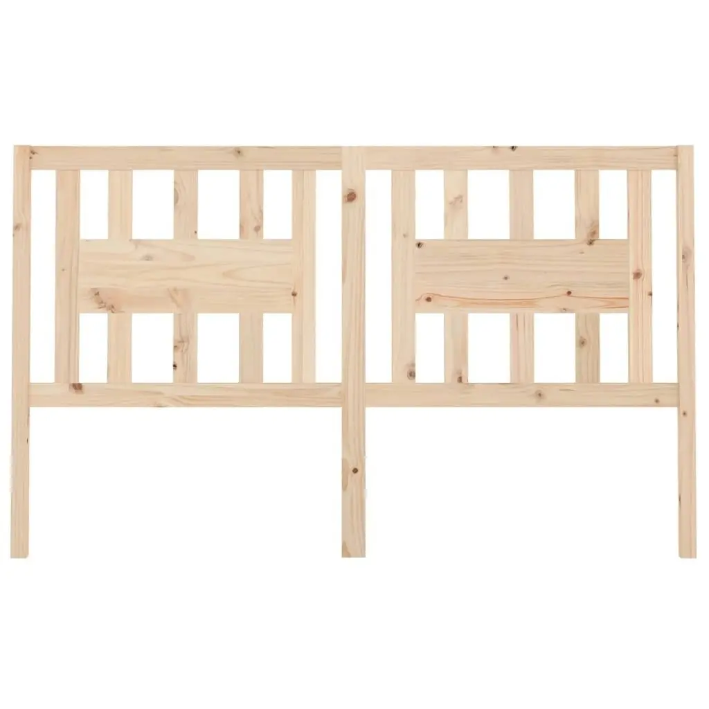 Headboard 186 cm Solid Wood Pine 818685