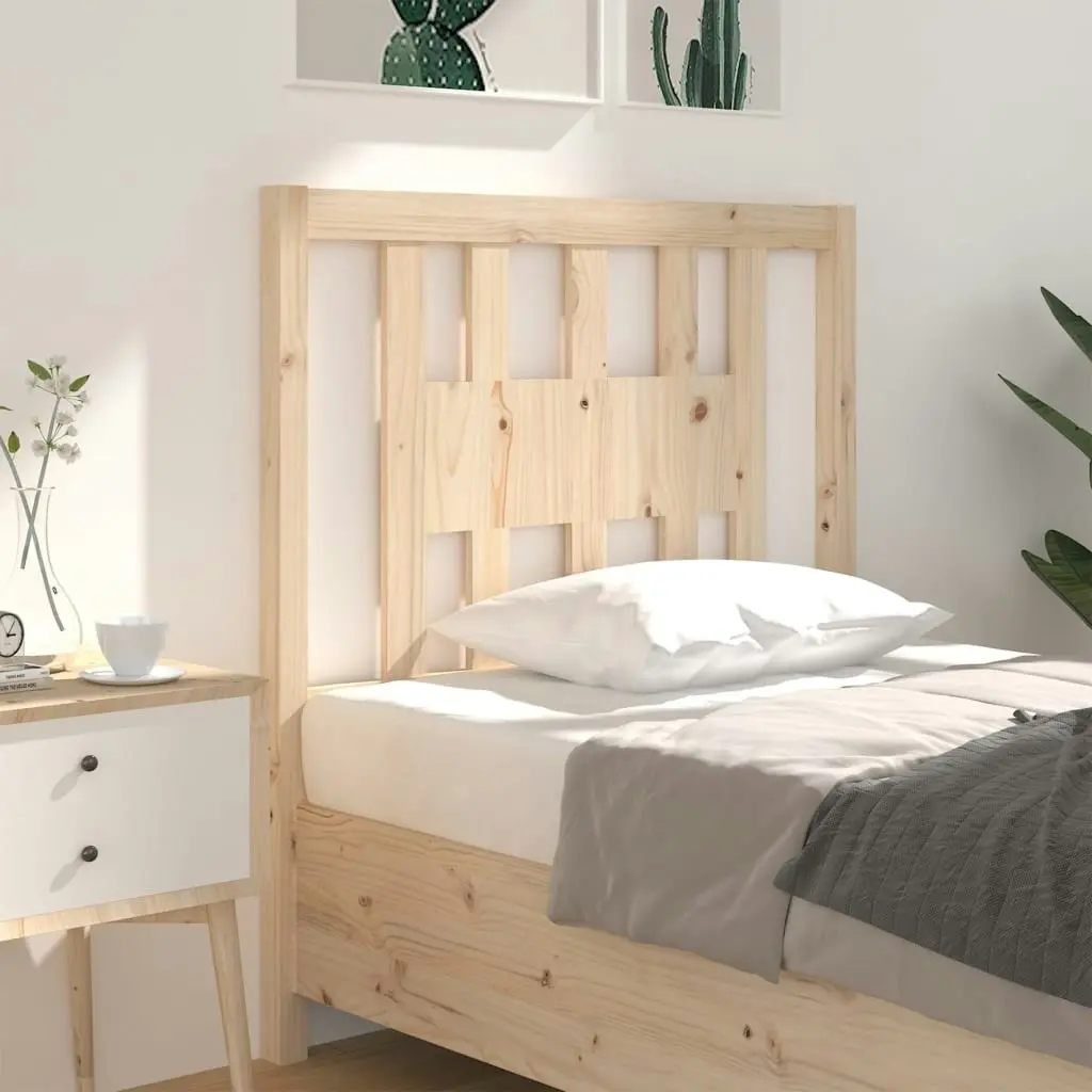 Headboard 96 cm Solid Wood Pine 818650