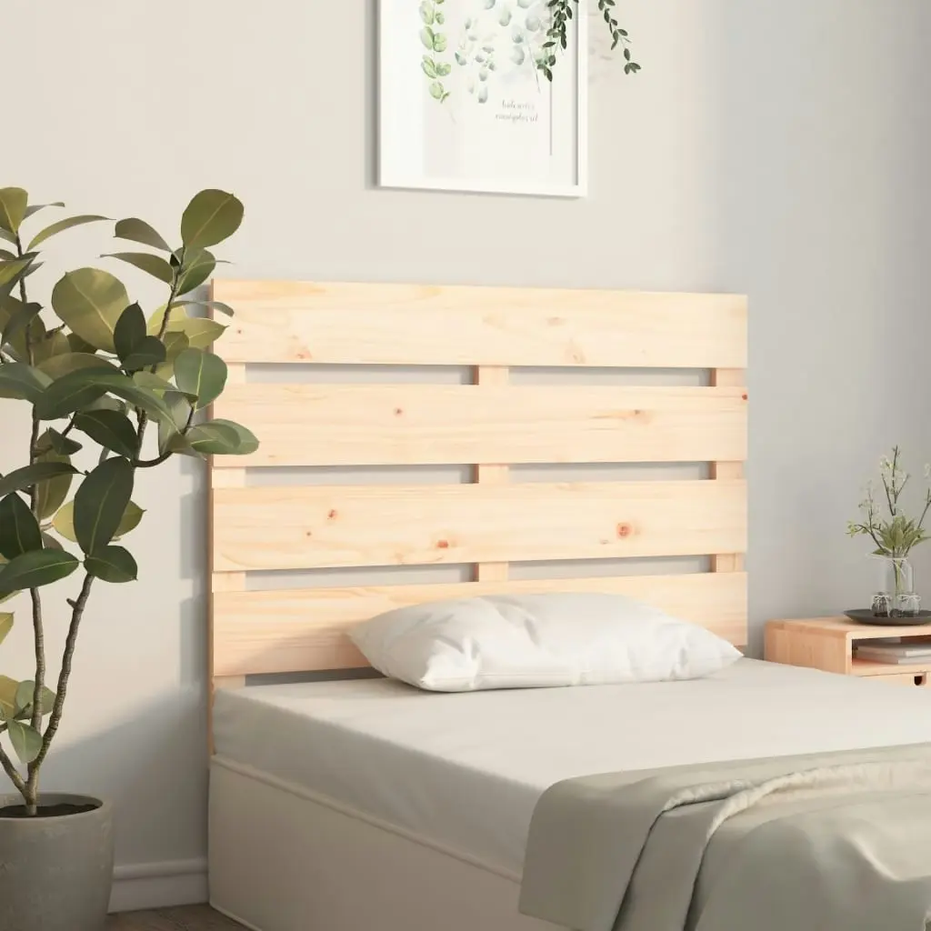 Headboard 75 cm Solid Wood Pine 821367