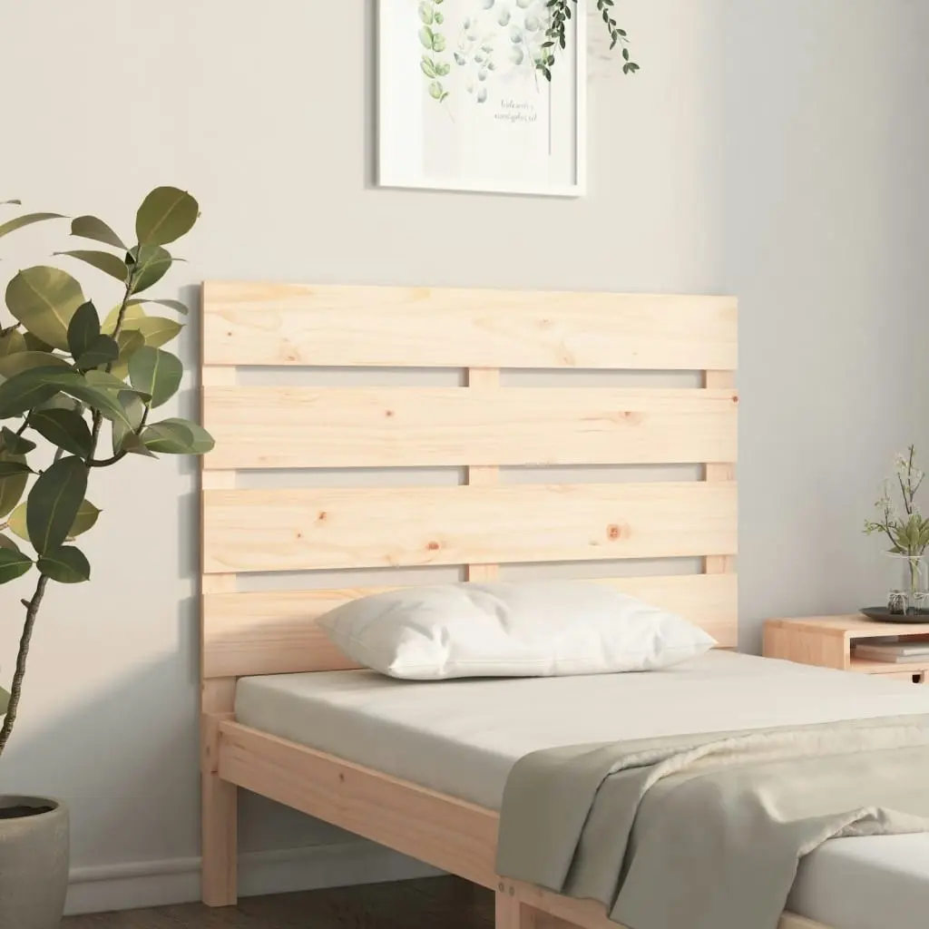 Headboard 75 cm Solid Wood Pine 821367