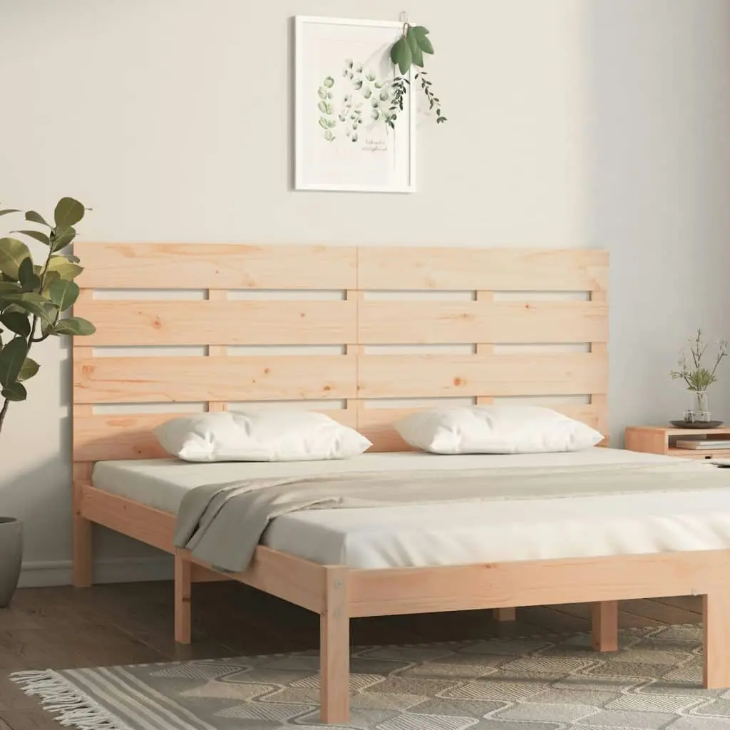 Headboard 180 cm Solid Wood Pine 821357