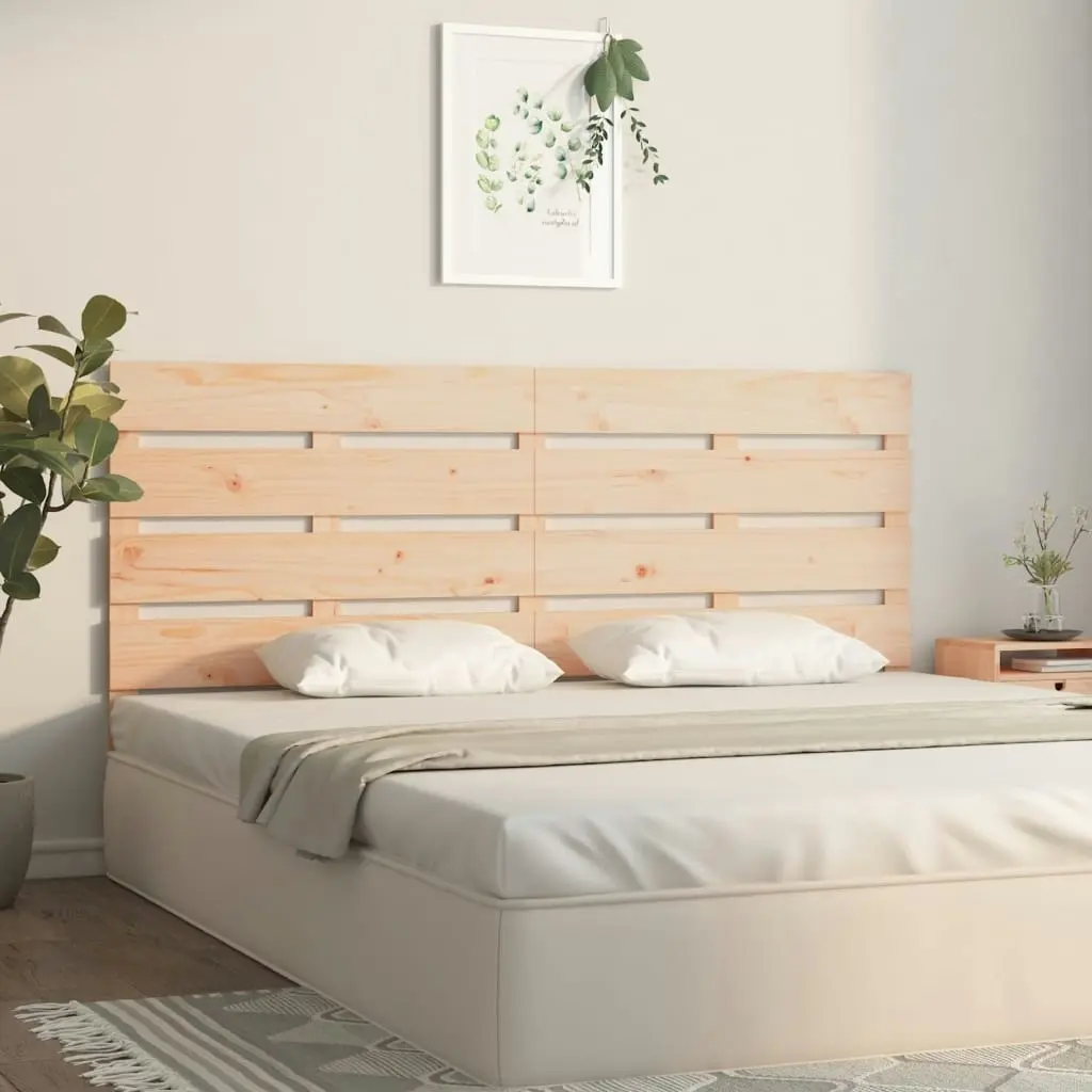 Headboard 180x3x80 cm Solid Wood Pine 821357