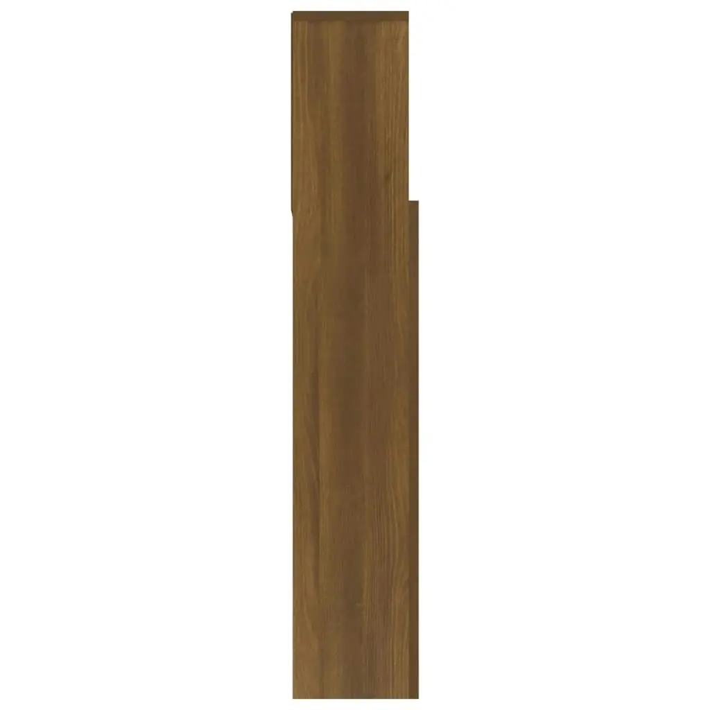 Headboard Cabinet Brown oak 180 cm 817257