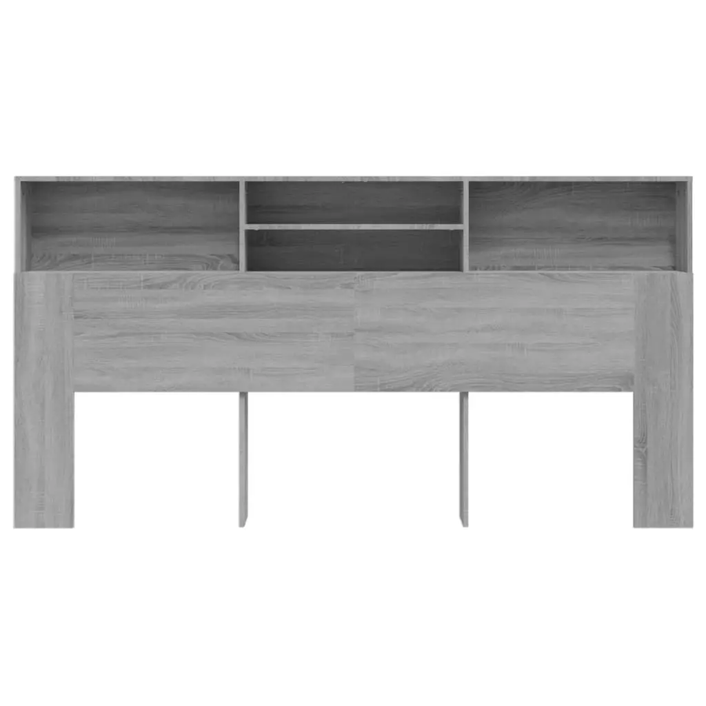 Headboard Cabinet Grey Sonoma 200x19x103.5 cm 817259