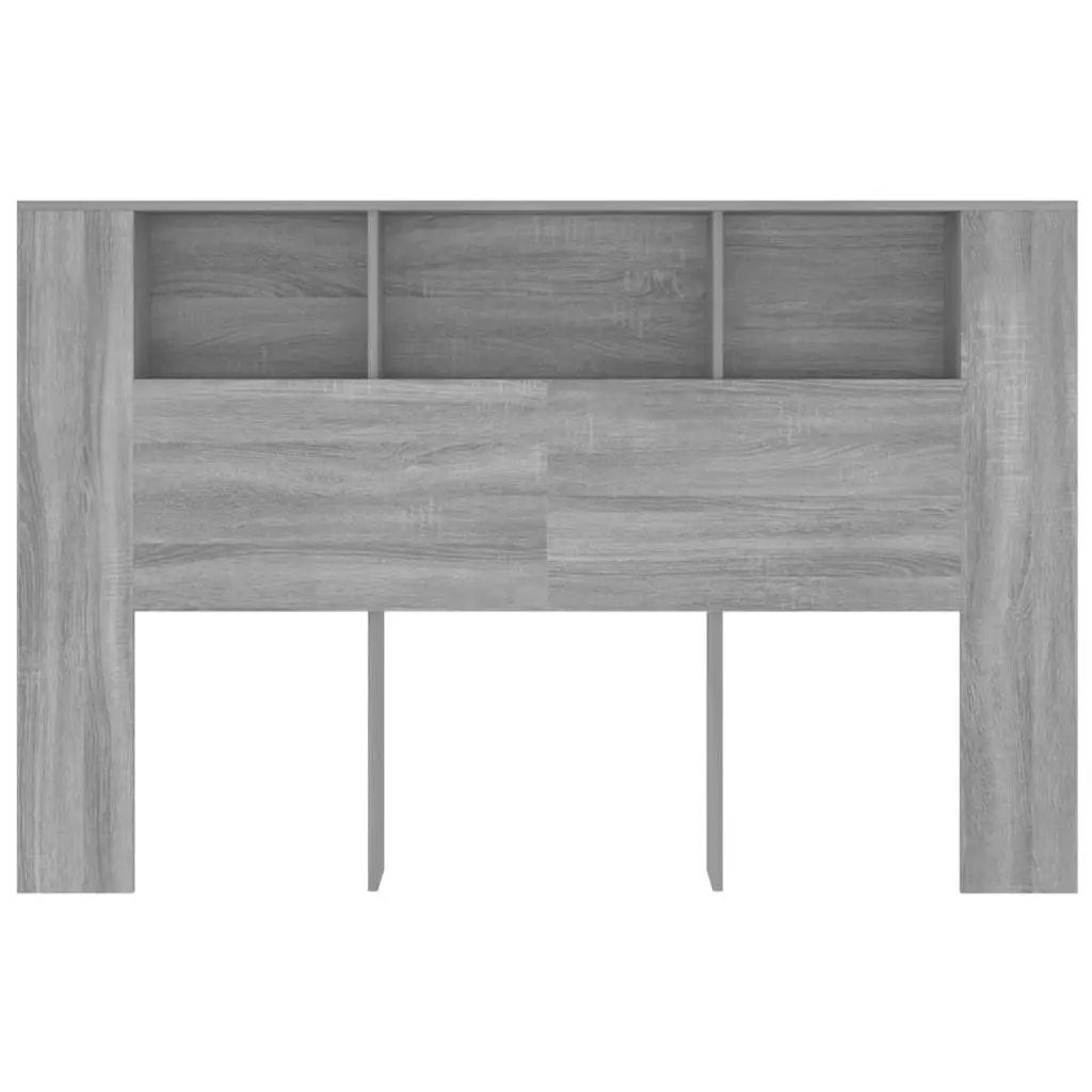 Headboard Cabinet Grey Sonoma 160x18.5x104.5 cm 817274