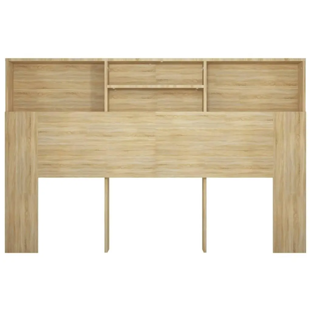 Headboard Cabinet Sonoma Oak 160x19x103.5 cm 811874