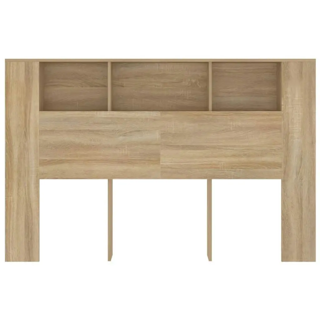 Headboard Cabinet Sonoma Oak 160x18.5x104.5 cm 811937