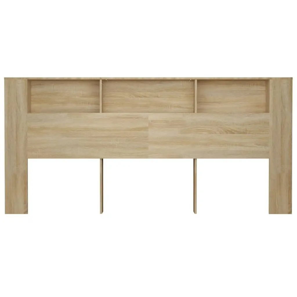 Headboard Cabinet Sonoma Oak 220x18.5x104.5 cm 811964