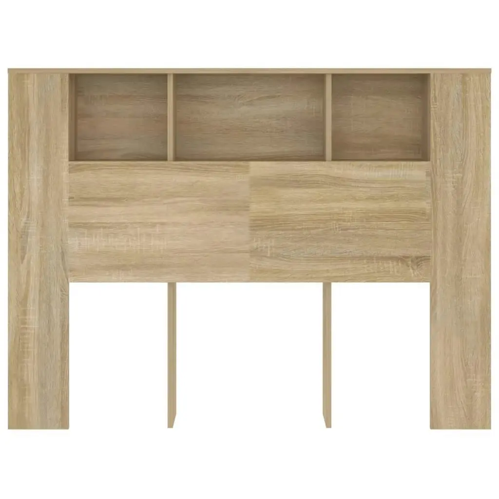 Headboard Cabinet Sonoma Oak 140x18.5x104.5 cm 811928