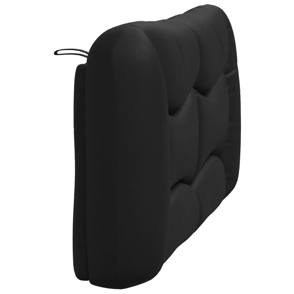 Headboard Cushion Black 137 cm Double Faux Leather 374575