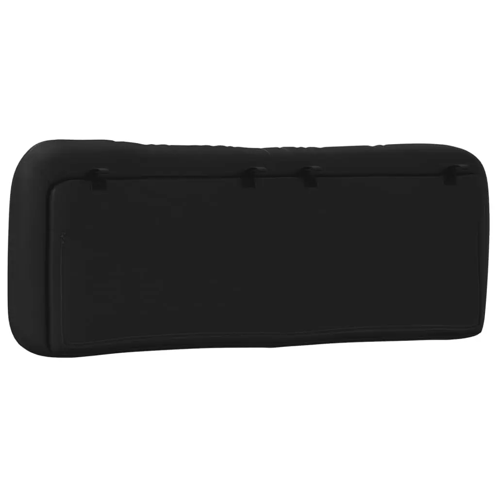 Headboard Cushion Black 137 cm Faux Leather 3207684