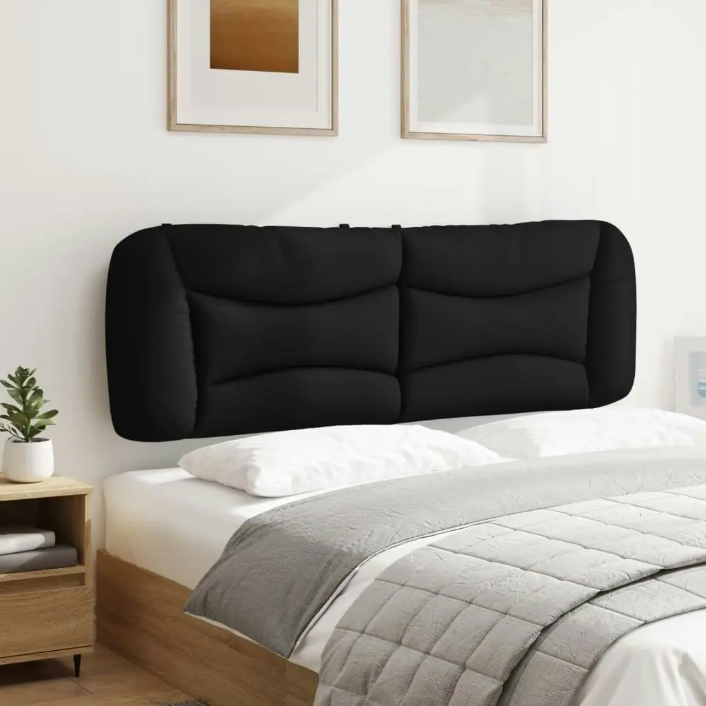 Headboard Cushion Black 152 cm Queen Fabric 374630