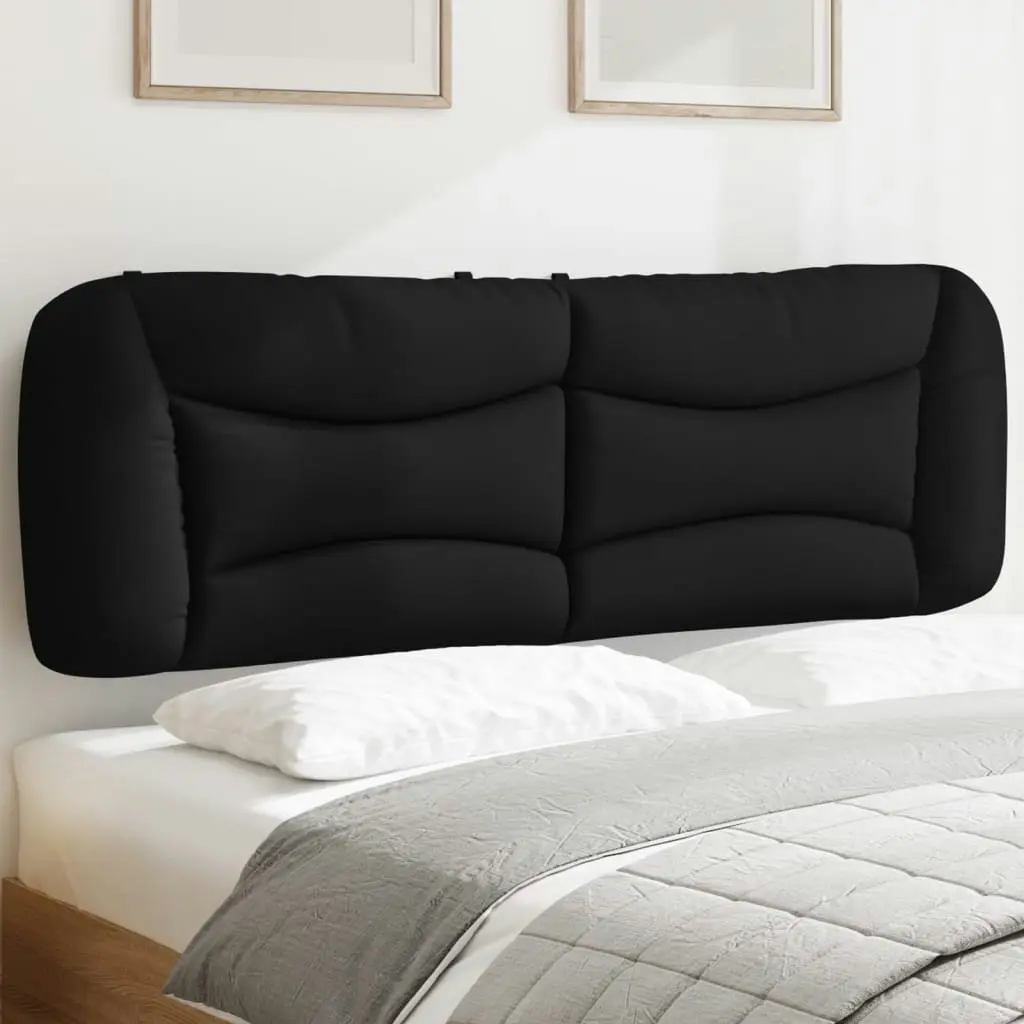 Headboard Cushion Black 152 cm Queen Fabric 374630